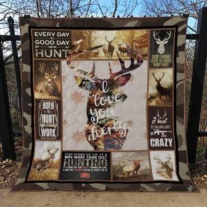 Hunting Quilt Blanket Ver 43  Quilt